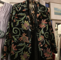 Susan Graver Floral Blazer